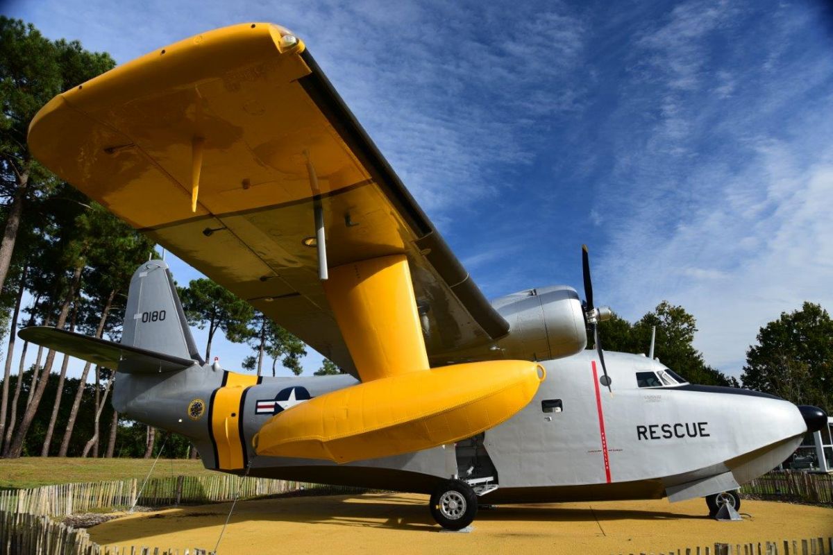 Photo du "Grumman Albatross" après plusieurs années de restauration