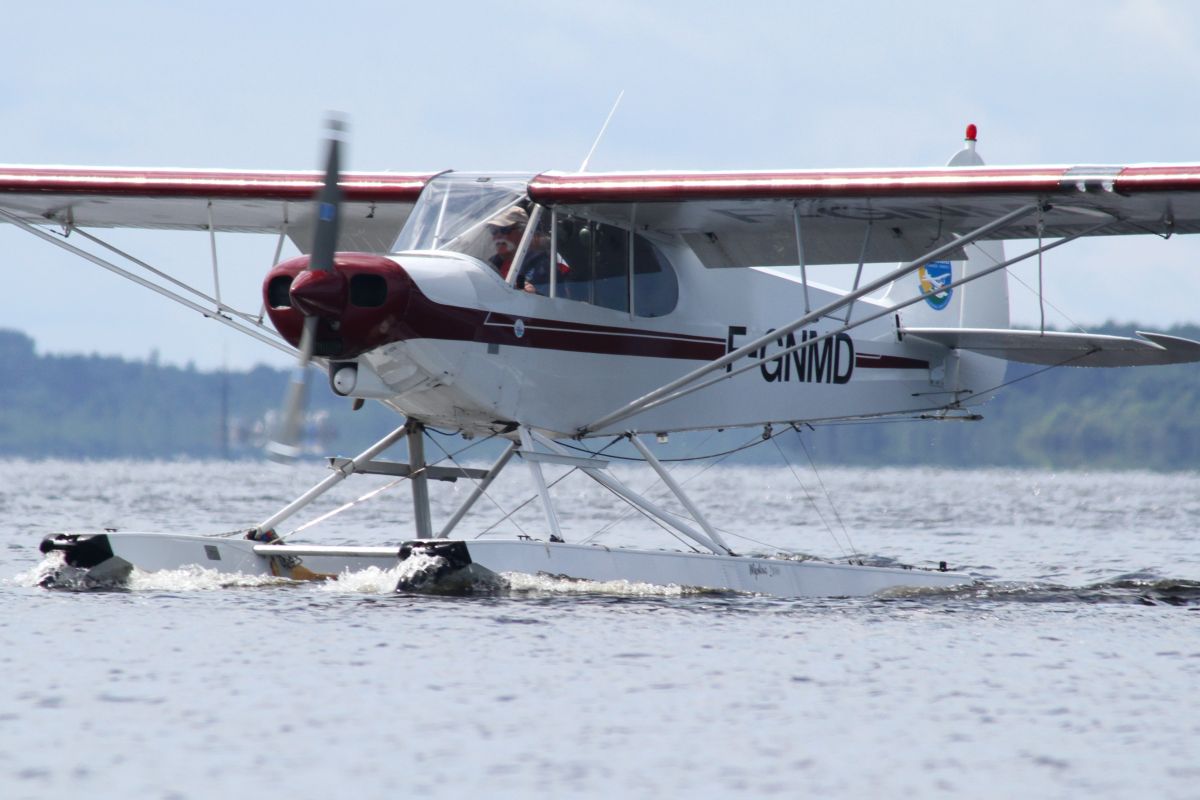 Vol en hydravion à Biscarrosse