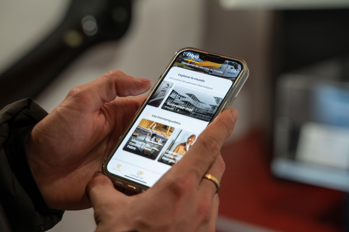 Application numérique du Musée de l'Hydraviation